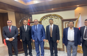 Ambassador Prashant Pise met with Dr. Abbas Kanan Al-Tamimi, DG of Basrah Health Directorate, on 20 December 2022. During the meeting, bilateral issues of mutual interest were discussed.